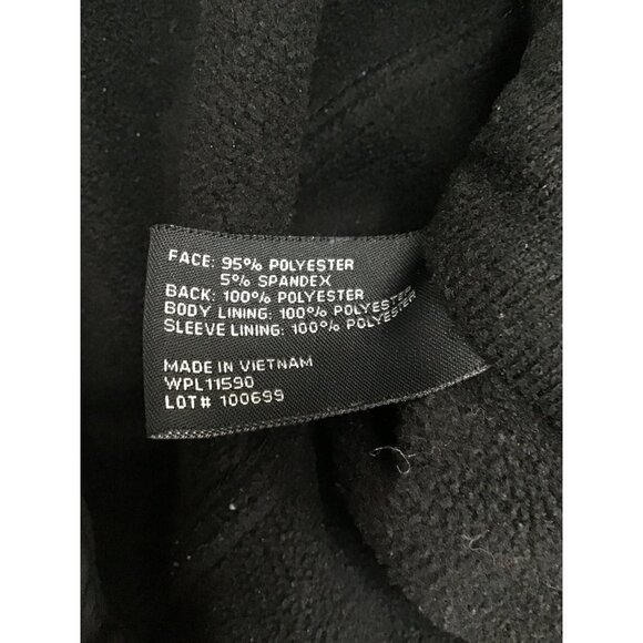 WEATHERPROOF MENS BLACK FLEECE LINE POCKETS ZIP-UP CLOSURE JACKET SIZE XXL - Picture 7 of 7